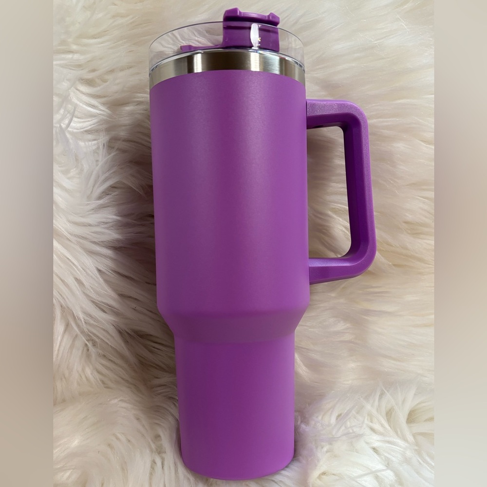 40 oz Purple Stainless Steel Tumbler